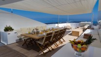 Yacht MABROUK -  Sundeck Dining